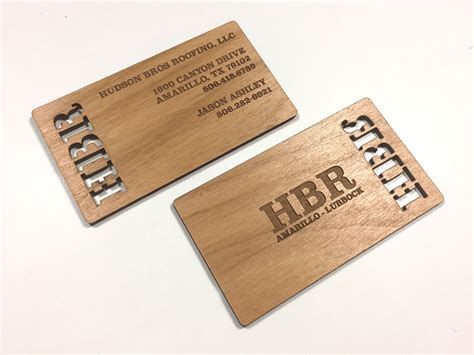 Wooden Business Cards Digital Skratch