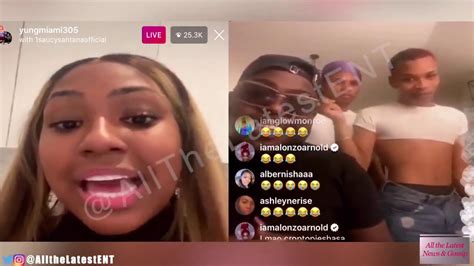 City Girls Yung Miami On Instagram Live Drunk Arguing With Saucy