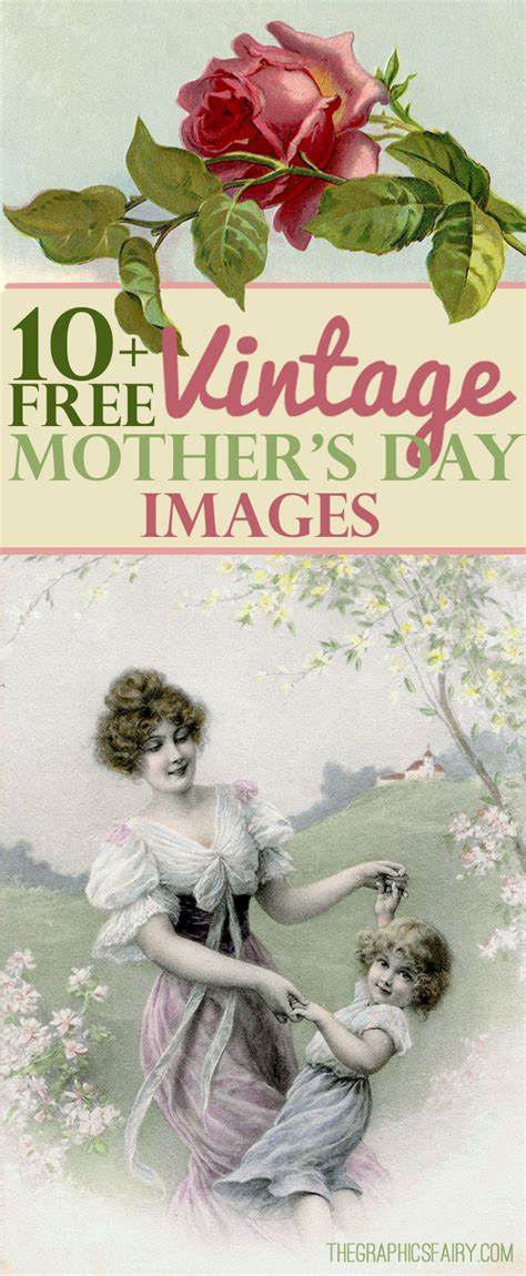 You can browse lots of random mother's day images and photography here. 10 Free Vintage Mother's Day Images! - The Graphics Fairy