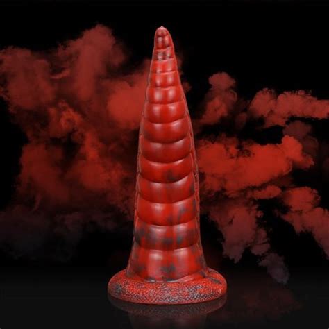 Diving Into Pleasure With The 9 Inch Large Red Silicone Deep Sea