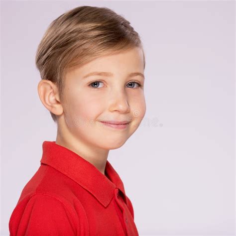 Portrait Of Adorable Young Beautiful Boy Stock Photo Image Of Model