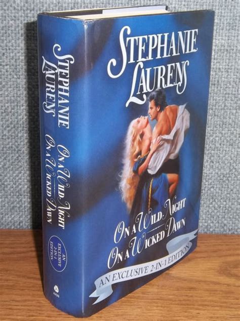 On A Wild Night And On A Wicked Dawn Stephanie Laurens 2n1 Hardcover