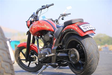 Rider Mania 2017 customised Royal enfield motorcycles