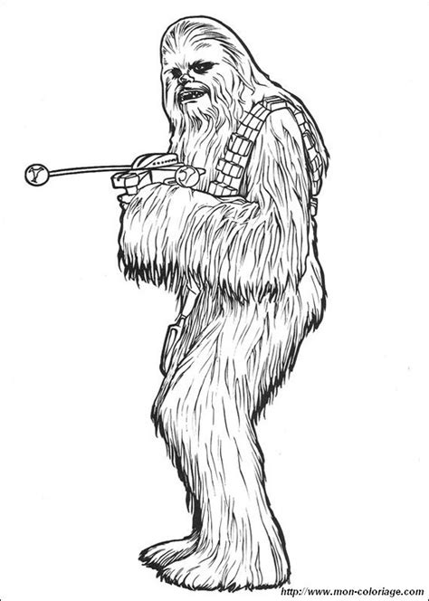 Ausmalbilder Star Wars Bild Dem Wookiee Chewbacca