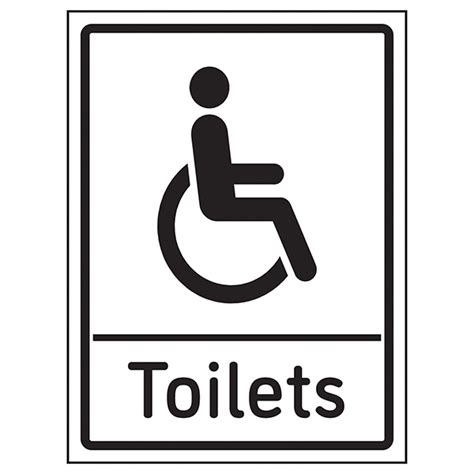 Disabled Toilets Toiletwashroom Signs General Information Signs