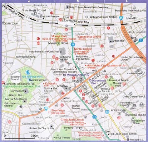 So, i've compiled and scanned some maps i obtained from different japan tourist. Traveling around Misawa, Japan: Hachinohe City Maps