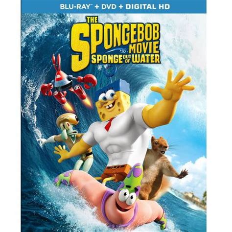 The Spongebob Movie Sponge Out Of Water Blu Ray Dvd Digital Hd