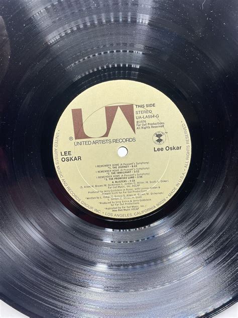 Lee Oskar Lee Oskar Lp Album Ua La594 G Jazz Funk Rock Vg Ebay