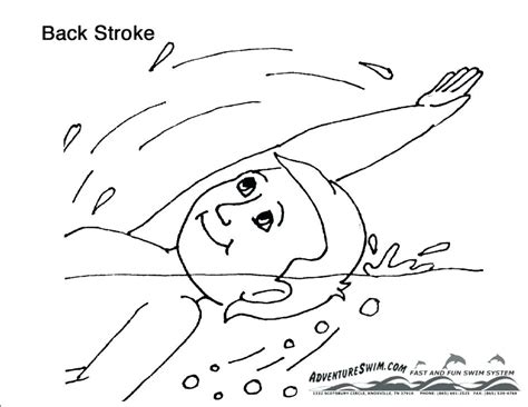 Swimming Coloring Pages At Free Printable Colorings Pages To Print And Color