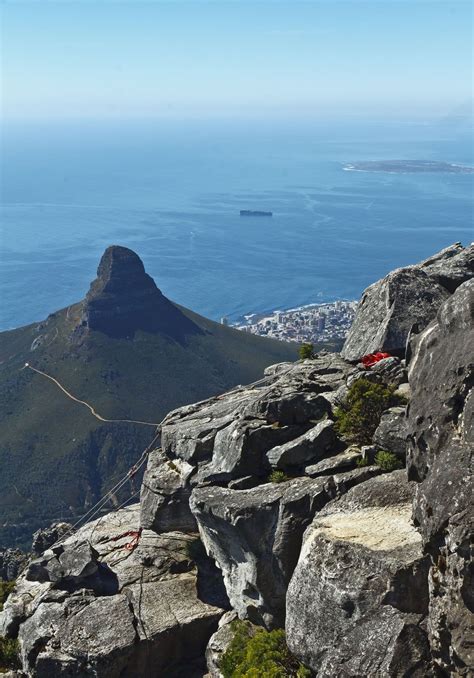 A Spectactular View Of The Atlantic Ocean And A Part Of Cape Town From
