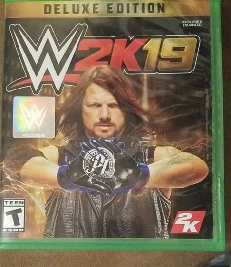 Official Wwe Authentic 2k19 Deluxe Edition Xbox One For Sale Online