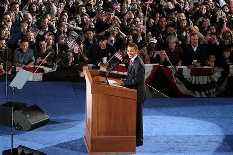 10 Barack Obama Delivers Grant Park Victory Speech Chicago Magazine