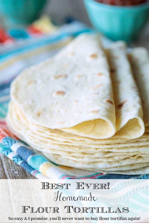 Quick And Easy Recipe For Flour Tortillas