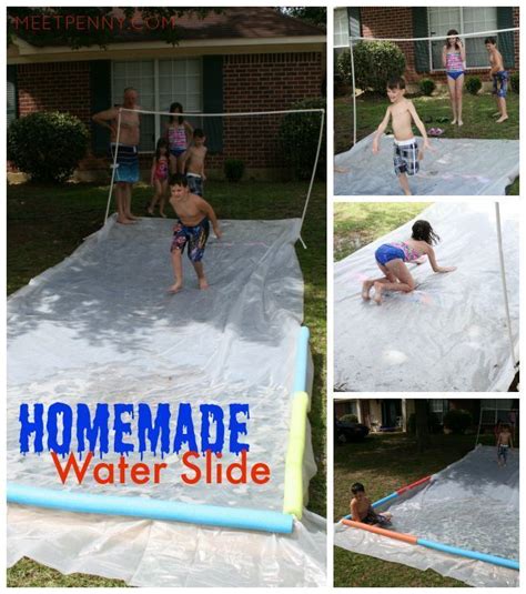 Check spelling or type a new query. Waterpark in My Yard with Homemade Water Slide | Homemade water slide, Water slides, Water ...