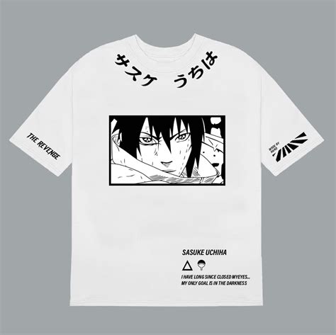 Sasuke Naruto Oversized T Shirt