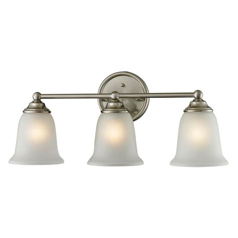 Titan Lighting 3 Light Bath Bar In Brushed Nickel With Led Option The Home Depot Canada