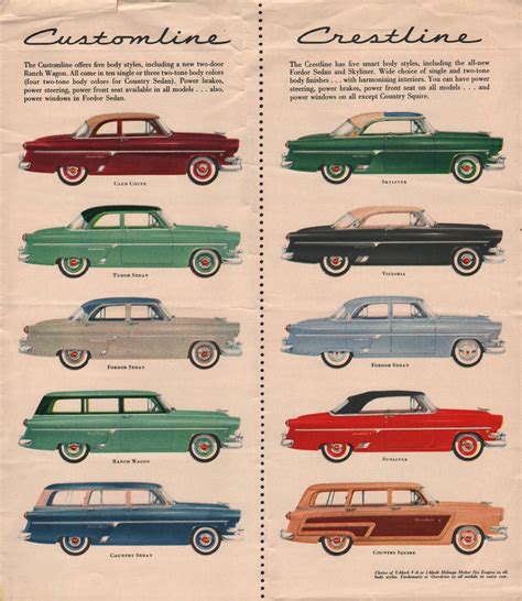 1954 Ford Sales Brochure