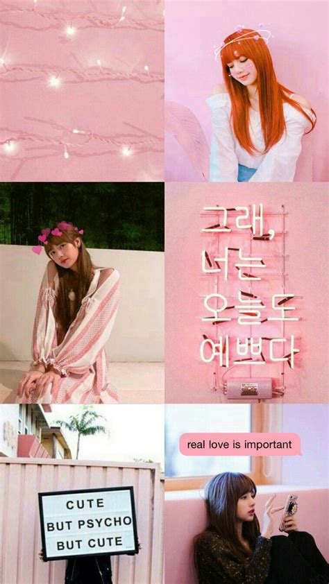 pink aesthetic wallpaper ☆ lisa of blackpink | Lisa blackpink wallpaper