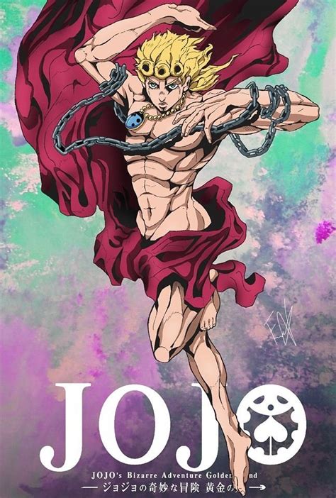 Jojo Bizarres Adventure Vento Aureo Official Art Jojos Bizarre