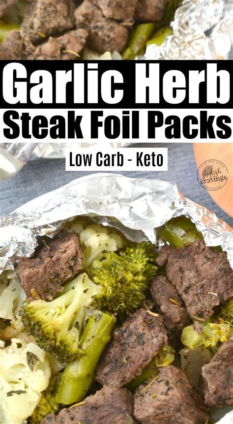 We love making and eating tin foil dinners! Keto Steak Foil Packets | Recipe | Steak foil packets ...