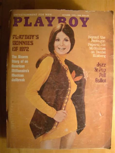 Original Playboy Magazine October Sharon Johansen Lynn Myers Picclick