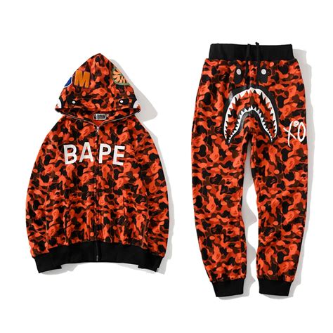 Bape Shark Pant And Hoodie Bape Clothing