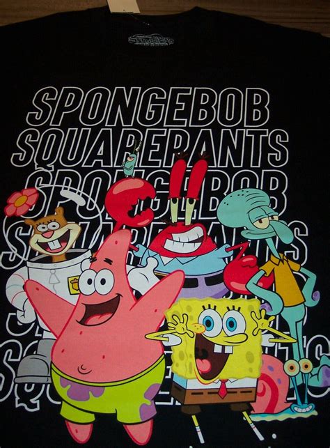 Nickelodeon Spongebob Squarepants T Shirt 2xl Xxl New Mens 90s