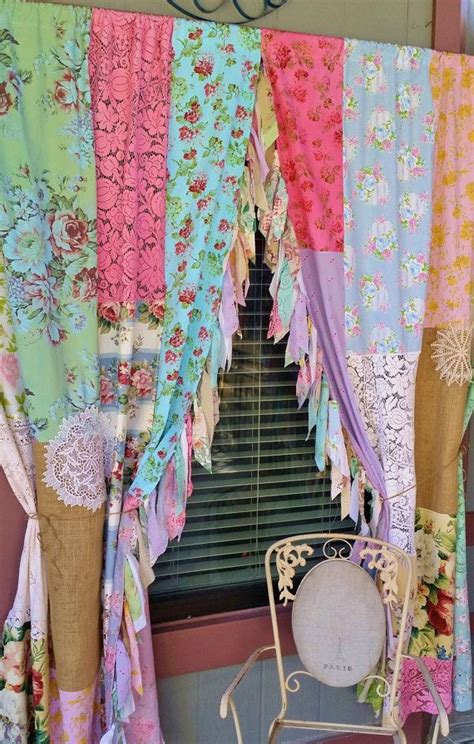 Shabby Chic Curtains Garden Party Made To Order Handmade Etsy