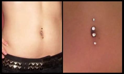 Bottom Belly Button Piercing Procedure Healing Aftercare And Pictures