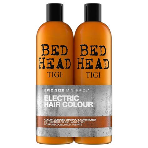 Tigi Bed Head Colour Goddess Oil Infused Shampoo And Conditioner For