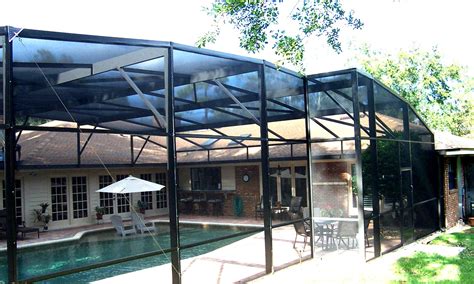 Dome Style Aluminum Screen Enclosure By Design Pro Screens Call