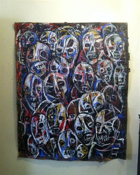 Tim Ozman Art Portfolio And Auctions Abstract Zombie Mural
