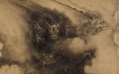 Chinese Chen Rong Painting Dragons Century Traditional