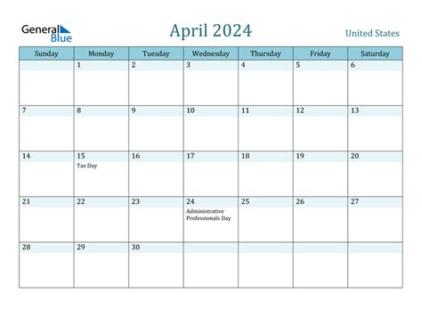 2024 Fiscal Calendar Template Starts At April Free Printable Templates