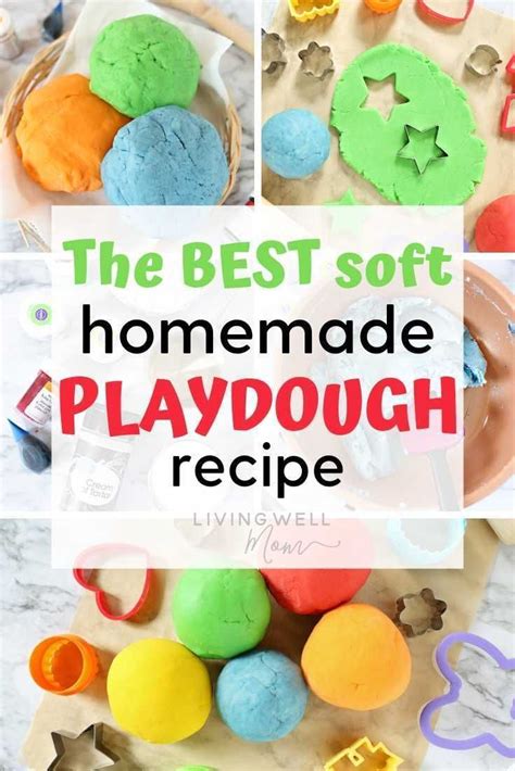 how to make the best homemade play dough with video living well mom easy playdough recipe