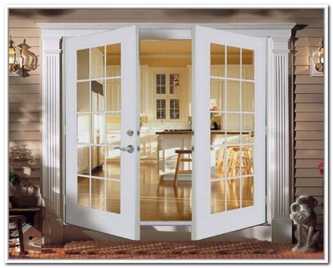 French Doors Exterior Outswing Fiberglass — Home Designs French Doors