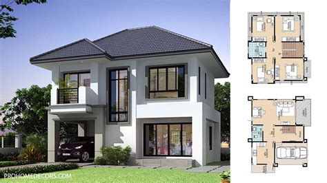 Simple House Plans 88x8 With 4 Bedrooms Pro Home Decors