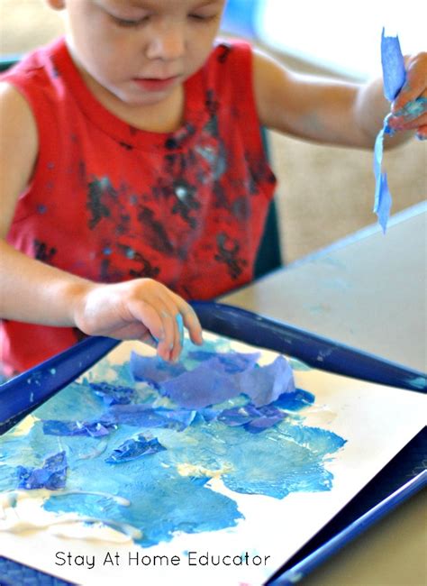 Ocean Art For Toddlers And Preschoolers Process Art