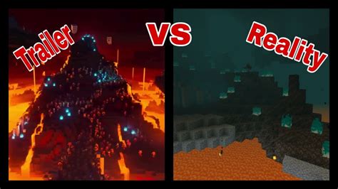 Trailer Vs Reality Minecraft Nether Update Youtube