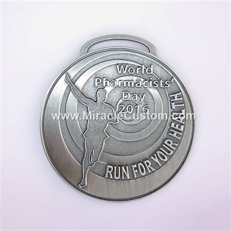 Custom Running Event Zinc Alloy Medals No Minimum