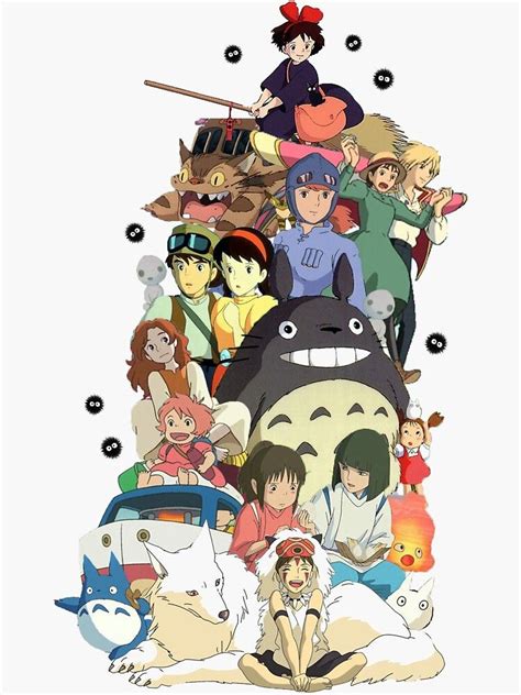 Ghibli Stickers Featuring Millions Of Original Designs Created By