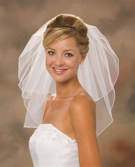 Wedding Hairstyles With Veil Wedding Veils Short