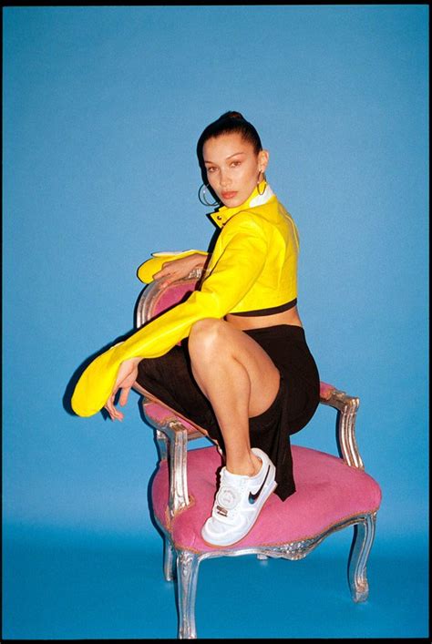 bella hadid stars in footwear news november 2017 issue