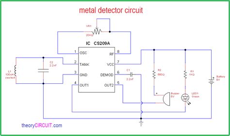 Pi Metal Detector Schematic Diagram Wiring Diagram