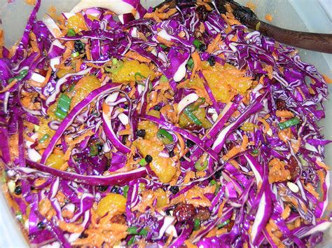 Veggies Spice And Everything Rice Purple Cabbage And Clementine Salad