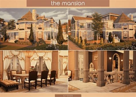 The Mansion By Praline At Cross Design Sims 4 Updates