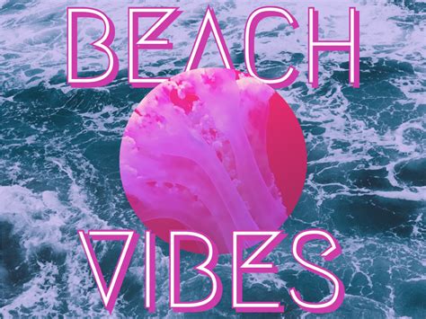 Beach Vibes — Design Template — Social Post By Anastasia V Pea On Dribbble