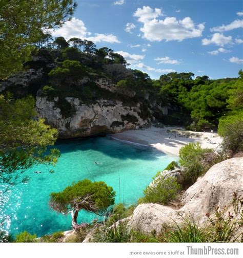 Balearic islands hotels on tripadvisor: Blue waters of Menorca - Balearic island of Spain