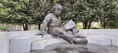 Einstein Statue Outside The National Academy Of Sciences Never Knew