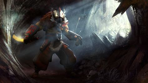 Juggernaut in cave wallpapers Dota 2 | Wallpapers Dota 2 private collection, Background Image